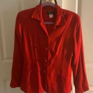 Two-piece blazer and skirt pleated skirt size8